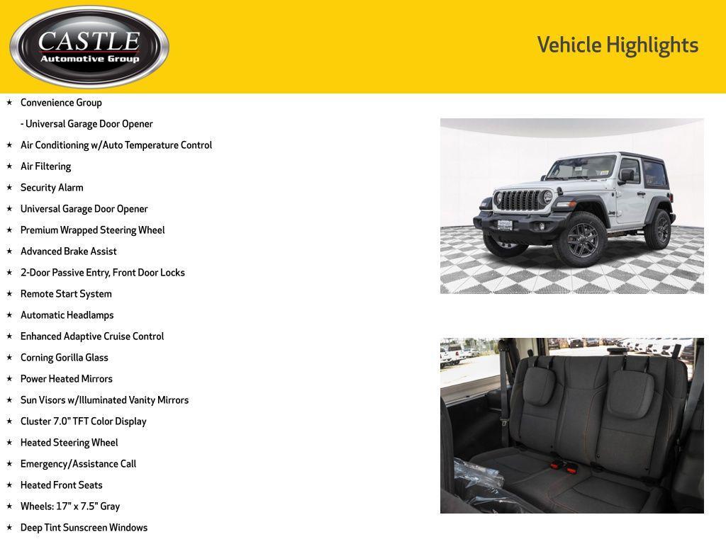 new 2025 Jeep Wrangler car, priced at $37,456