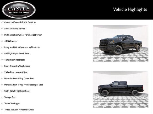 new 2025 Ram 2500 car, priced at $51,470