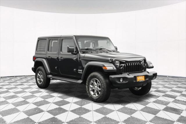 used 2020 Jeep Wrangler Unlimited car, priced at $31,677