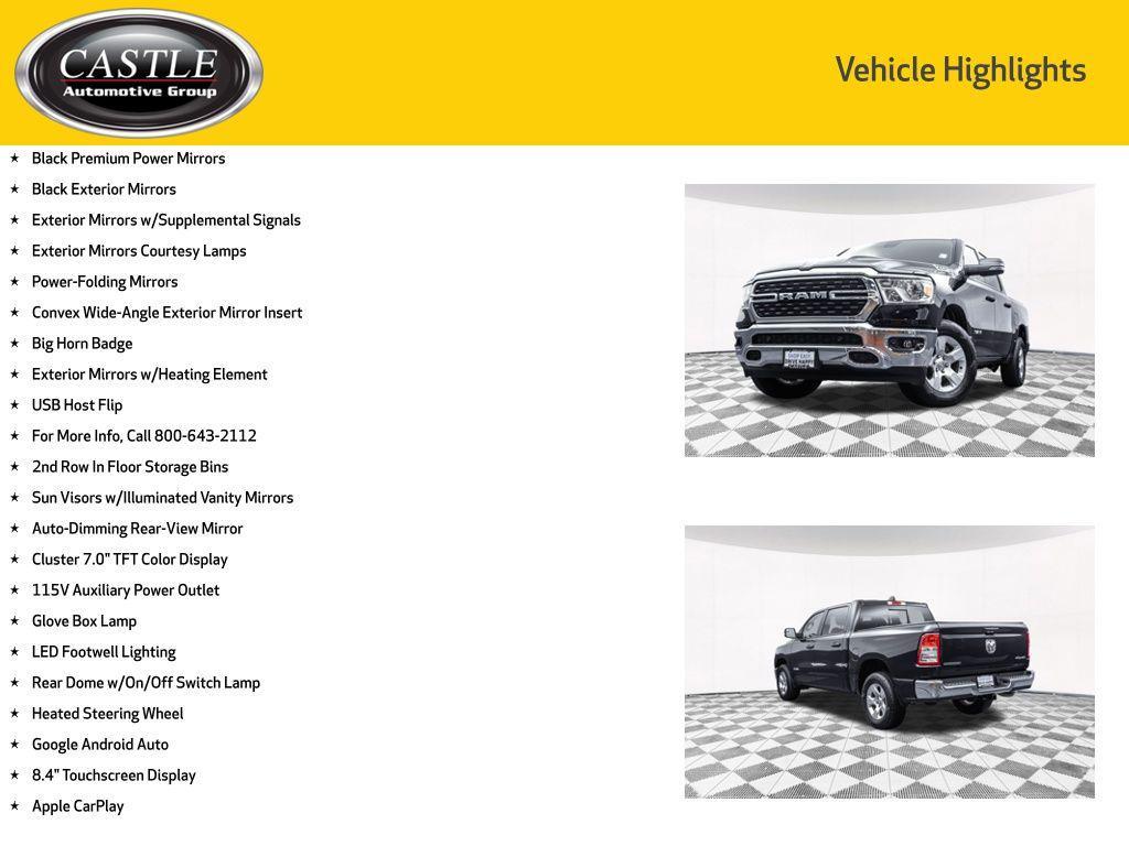 used 2023 Ram 1500 car, priced at $34,977