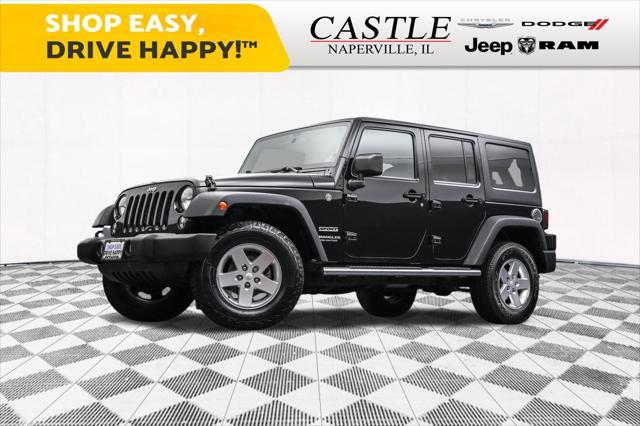 used 2014 Jeep Wrangler Unlimited car, priced at $16,877