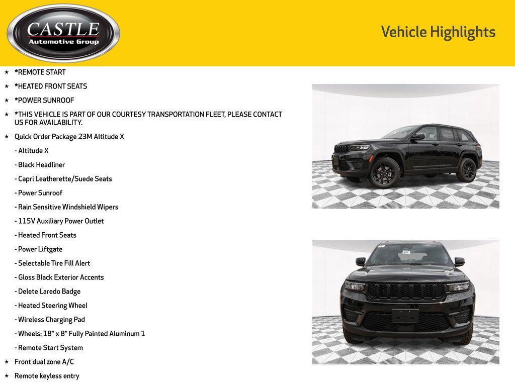 new 2025 Jeep Grand Cherokee car, priced at $38,730