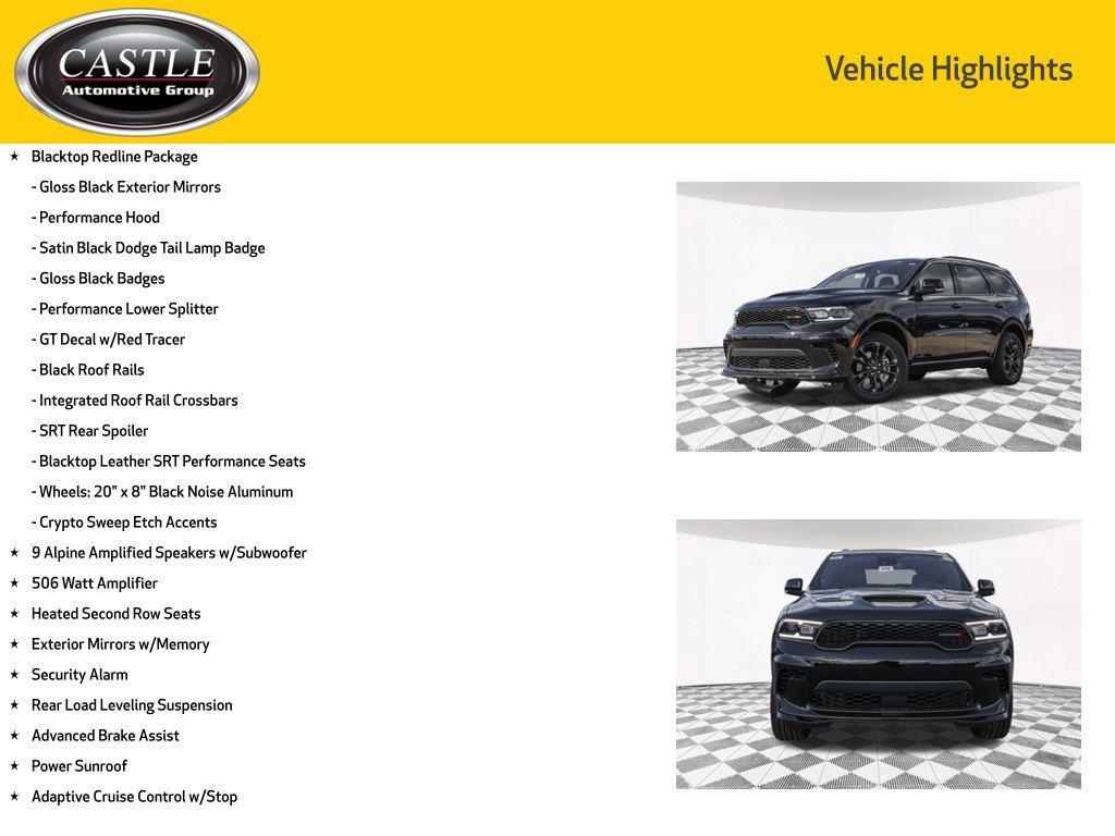 new 2026 Dodge Durango car, priced at $46,922