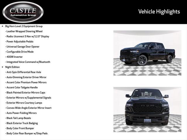 new 2025 Ram 1500 car, priced at $48,703