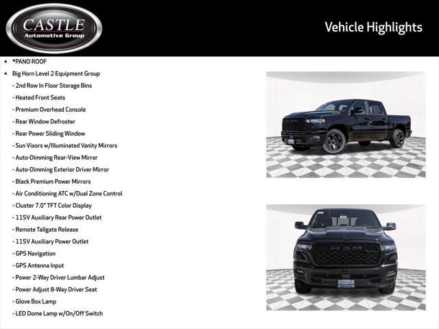 new 2025 Ram 1500 car, priced at $48,703