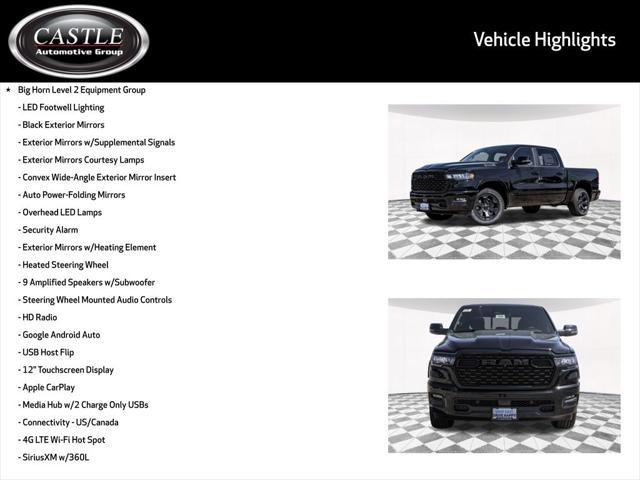 new 2025 Ram 1500 car, priced at $48,703
