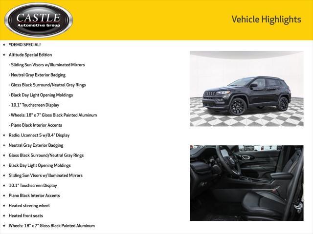 new 2025 Jeep Compass car, priced at $25,977