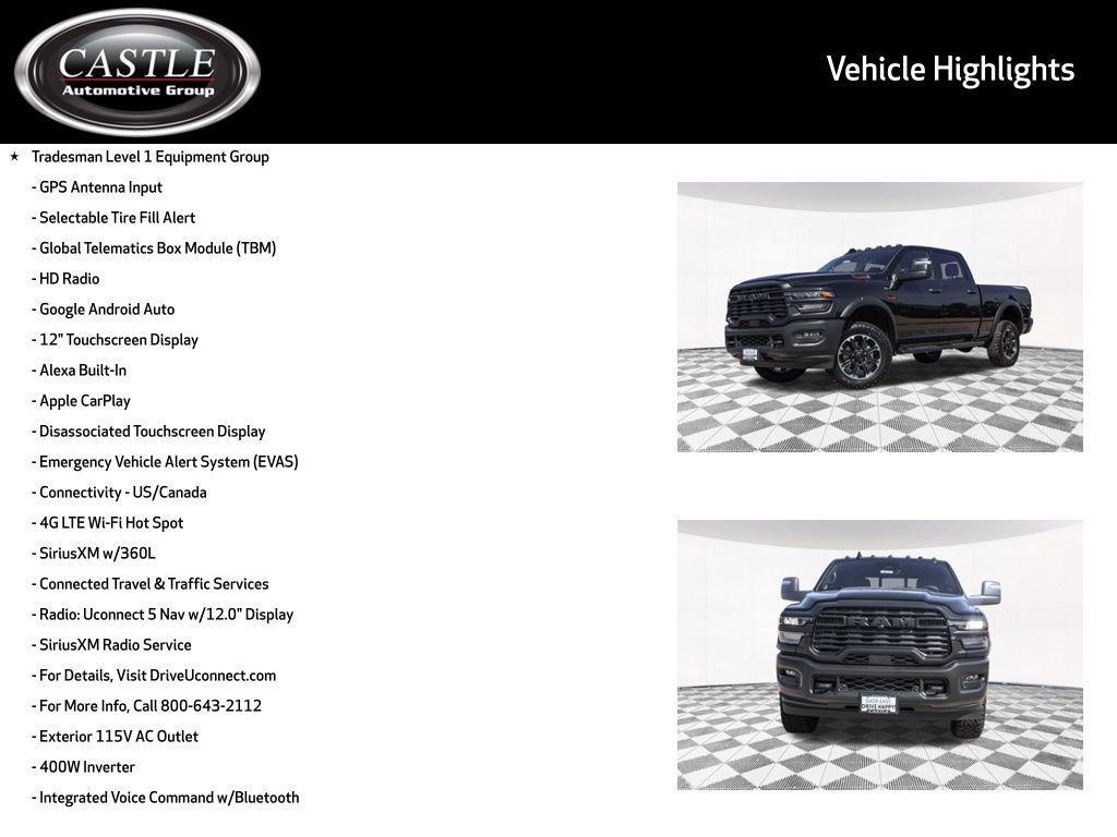 new 2026 Ram 2500 car, priced at $65,349