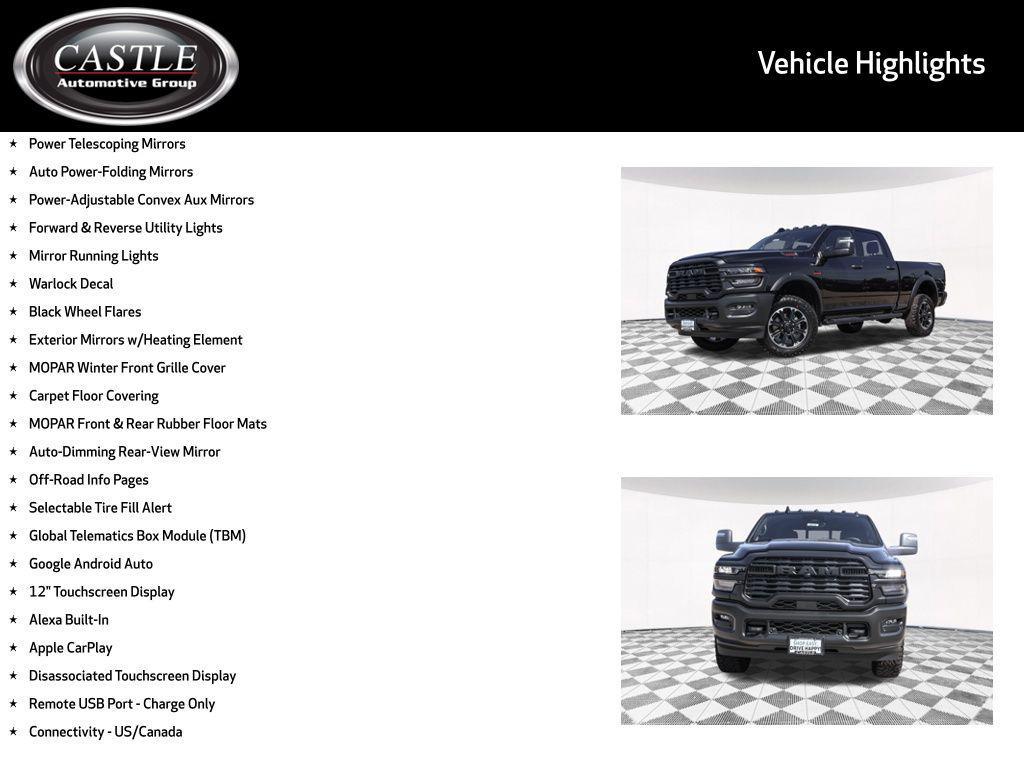 new 2026 Ram 2500 car, priced at $65,349