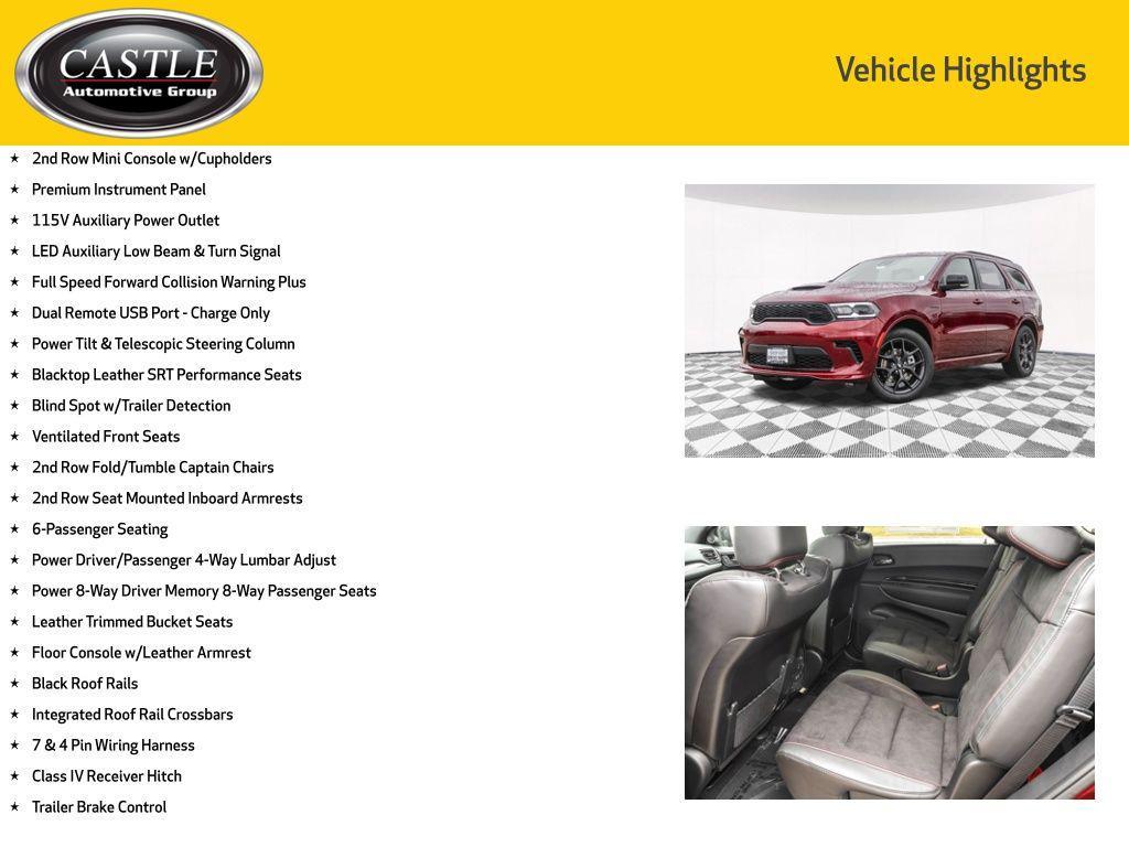 new 2026 Dodge Durango car, priced at $47,843