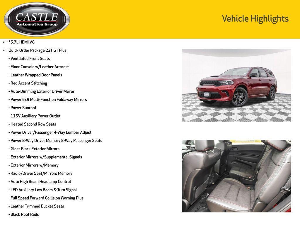 new 2026 Dodge Durango car, priced at $47,843