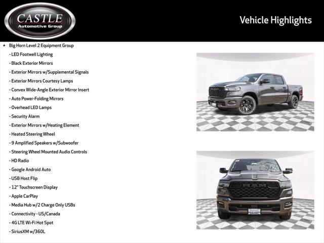 new 2025 Ram 1500 car, priced at $50,518