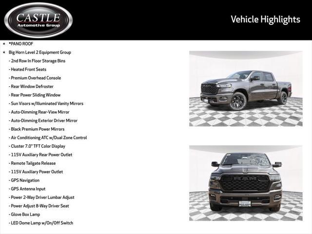 new 2025 Ram 1500 car, priced at $50,518