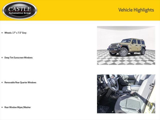 new 2025 Jeep Wrangler car, priced at $45,617