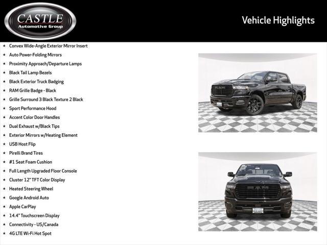 new 2025 Ram 1500 car, priced at $60,671