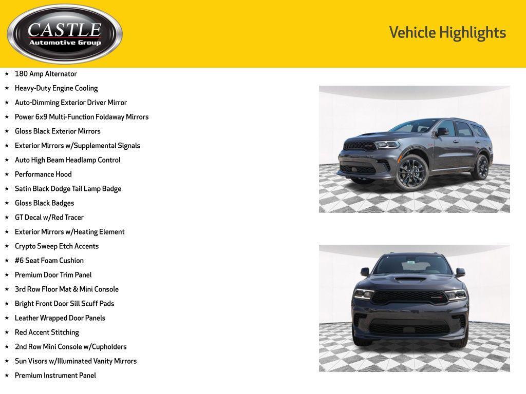 new 2025 Dodge Durango car, priced at $48,380