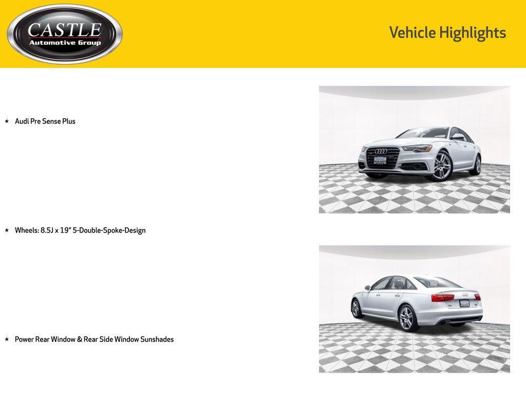 used 2015 Audi A6 car, priced at $15,377