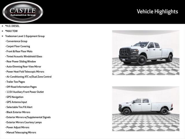 new 2025 Ram 3500 car, priced at $69,085