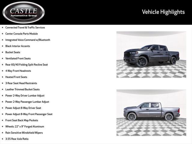 new 2025 Ram 1500 car, priced at $55,249