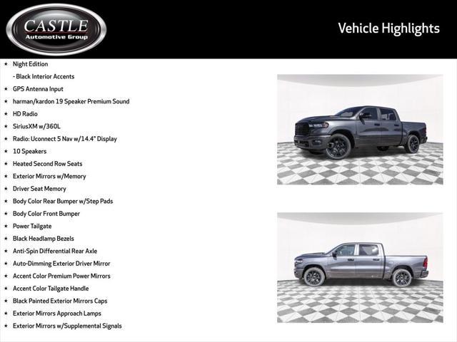 new 2025 Ram 1500 car, priced at $55,249