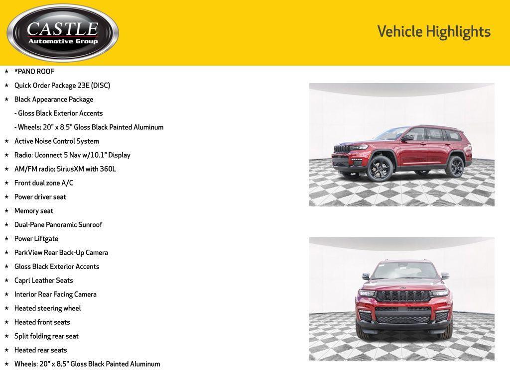 new 2025 Jeep Grand Cherokee L car, priced at $46,947