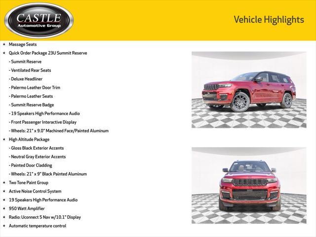 new 2025 Jeep Grand Cherokee L car, priced at $60,875