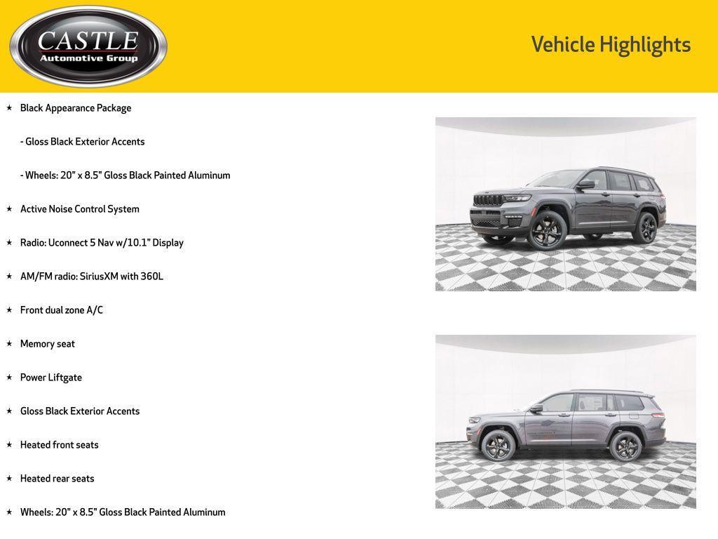 new 2025 Jeep Grand Cherokee L car, priced at $43,220