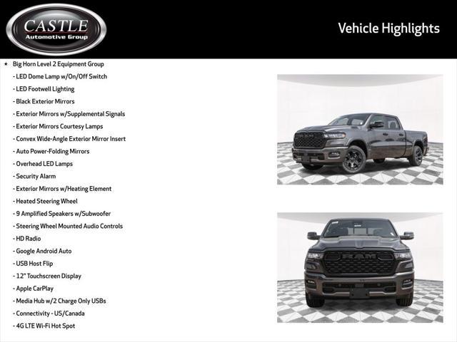 new 2025 Ram 1500 car, priced at $52,029