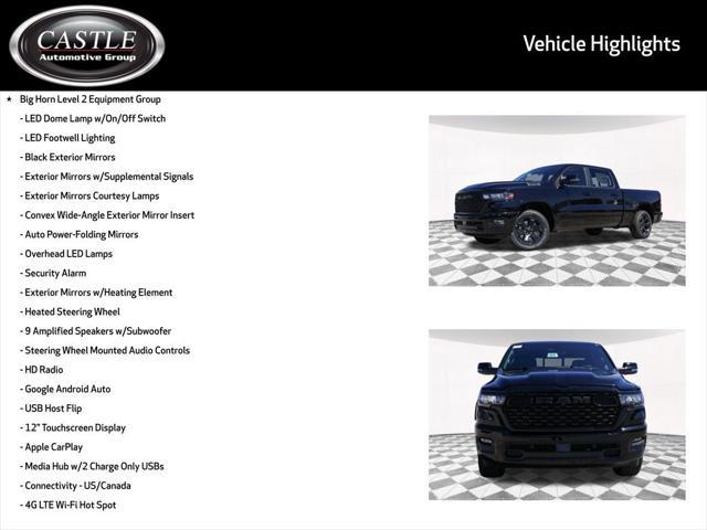 new 2025 Ram 1500 car, priced at $51,034