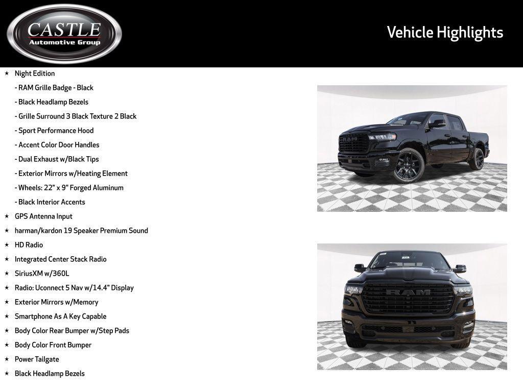 new 2026 Ram 1500 car, priced at $62,128