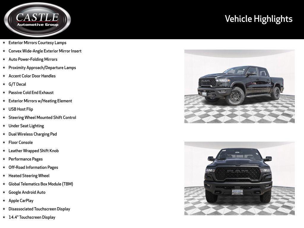 new 2026 Ram 1500 car, priced at $64,271