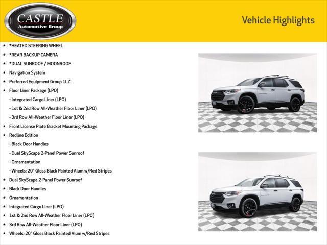 used 2020 Chevrolet Traverse car, priced at $33,977