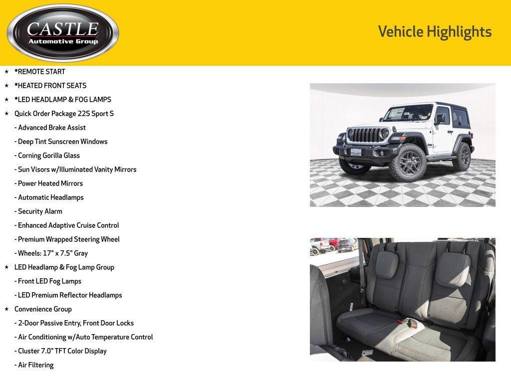new 2025 Jeep Wrangler car, priced at $37,734