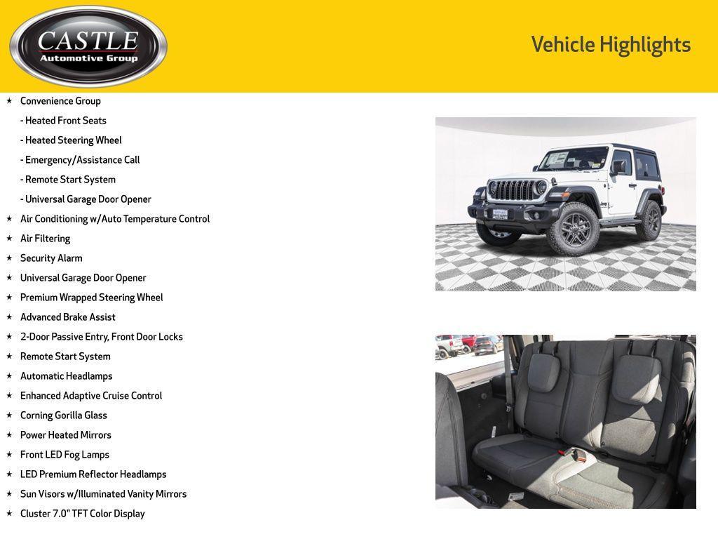 new 2025 Jeep Wrangler car, priced at $37,734