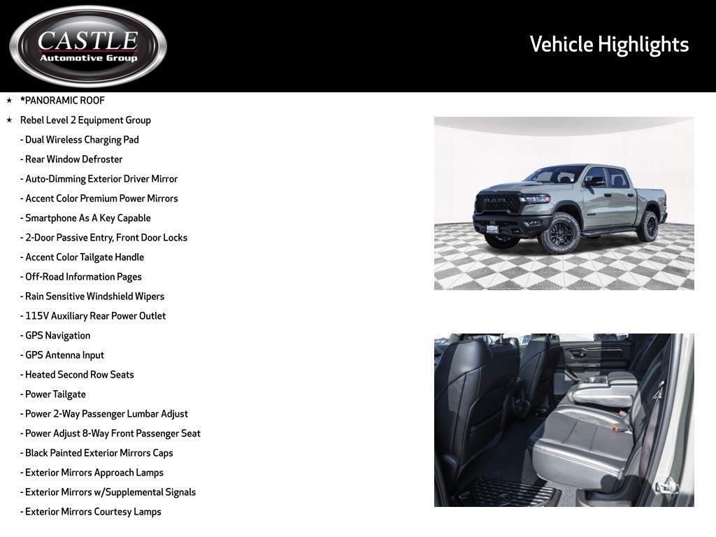 new 2026 Ram 1500 car, priced at $63,107