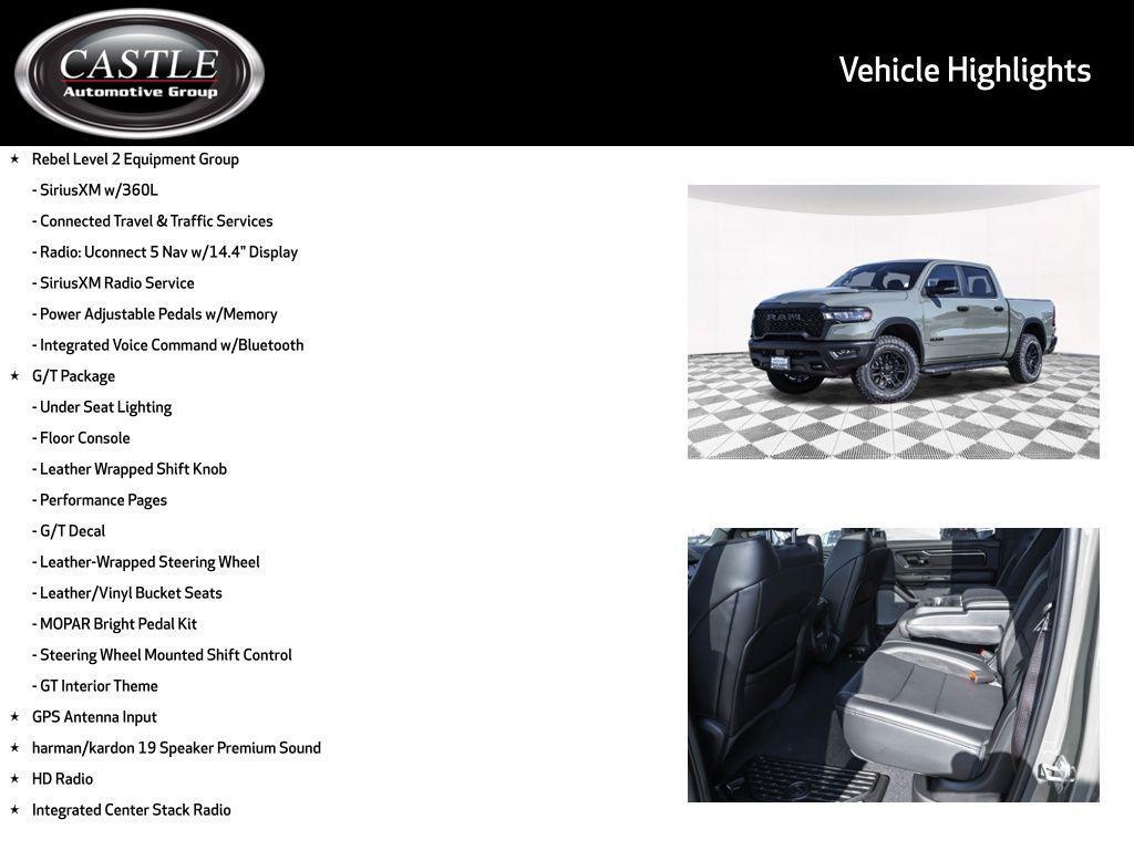 new 2026 Ram 1500 car, priced at $63,107