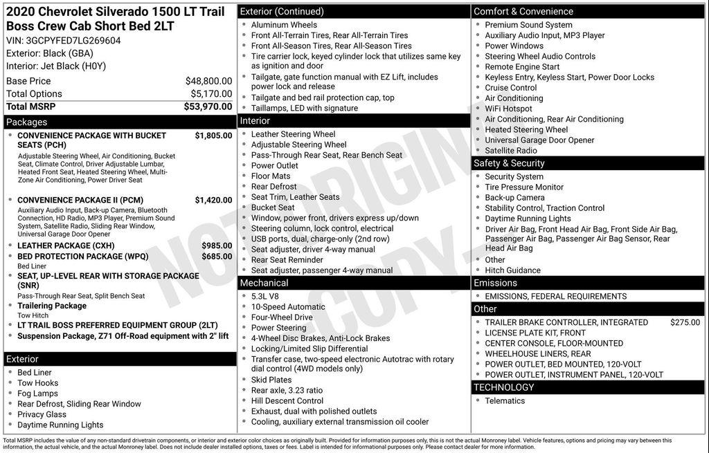 used 2020 Chevrolet Silverado 1500 car, priced at $28,777