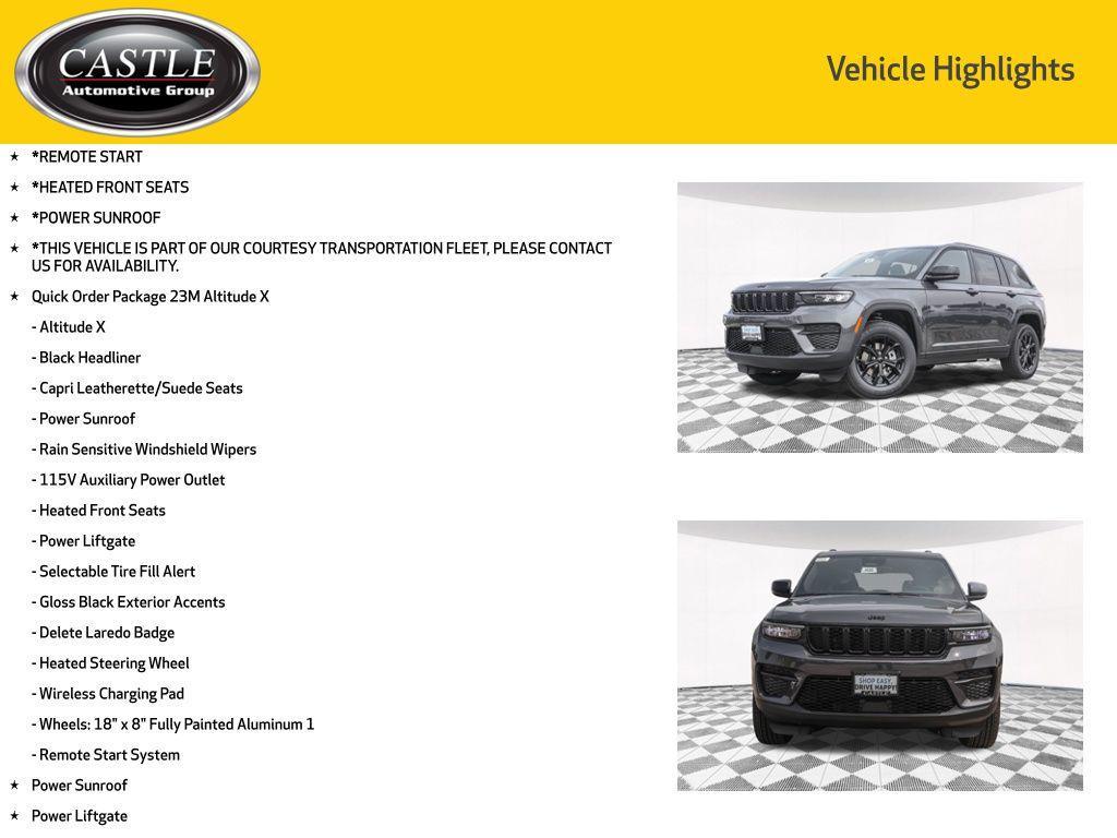 new 2025 Jeep Grand Cherokee car, priced at $37,730