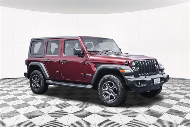 used 2021 Jeep Wrangler Unlimited car, priced at $30,977