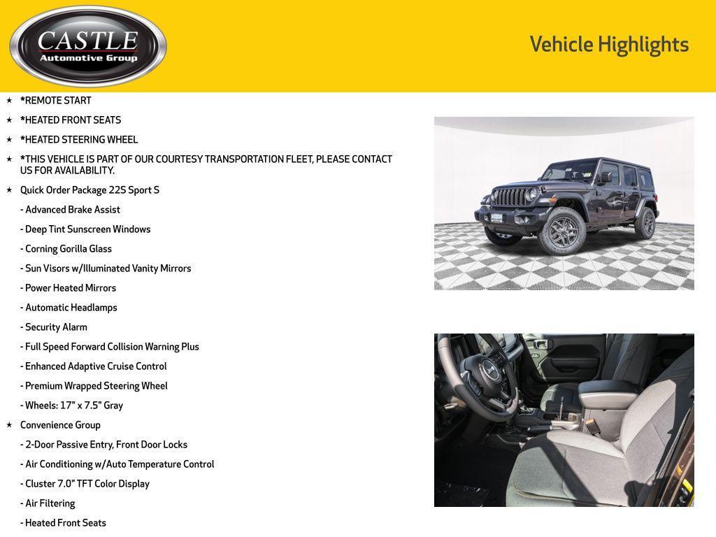 new 2025 Jeep Wrangler car, priced at $38,175