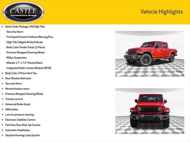 new 2025 Jeep Gladiator car, priced at $42,327