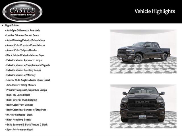 new 2025 Ram 1500 car, priced at $61,961