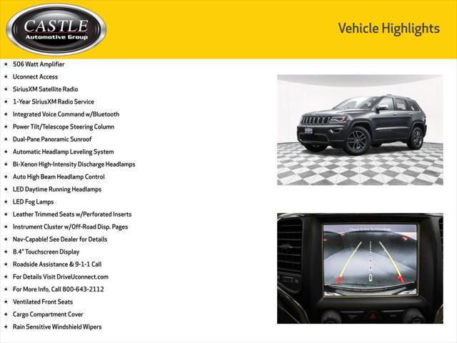 used 2017 Jeep Grand Cherokee car, priced at $18,477