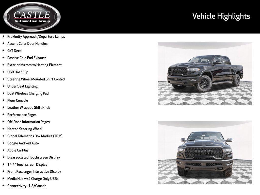 new 2026 Ram 1500 car, priced at $61,615