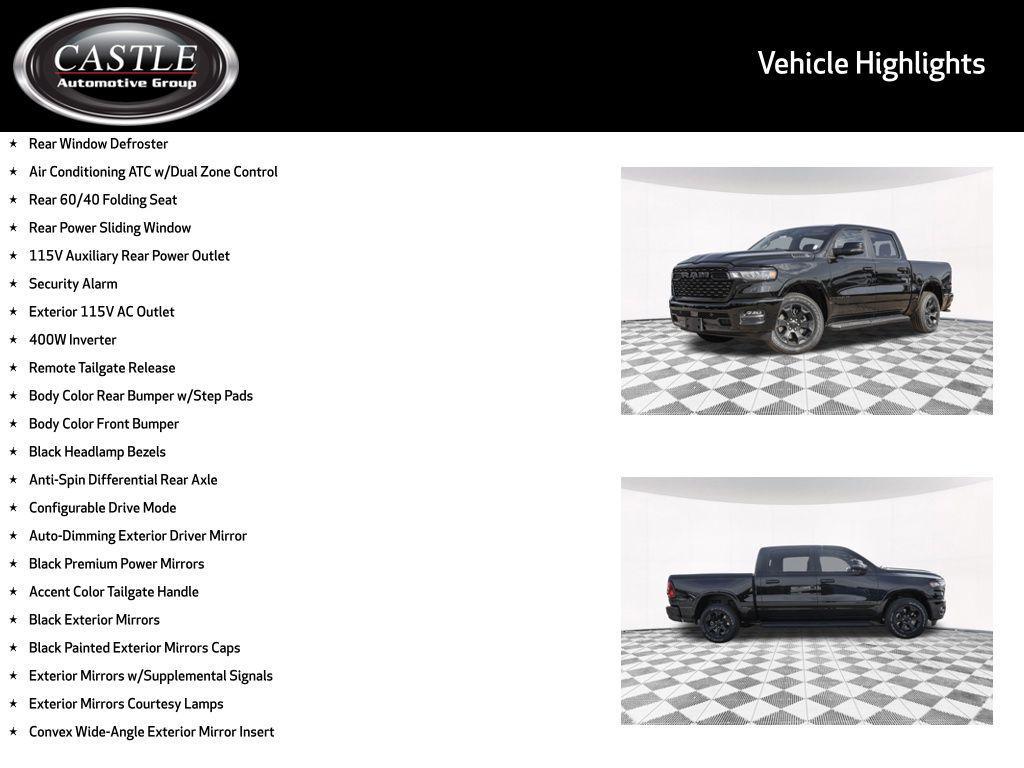 new 2026 Ram 1500 car, priced at $52,851