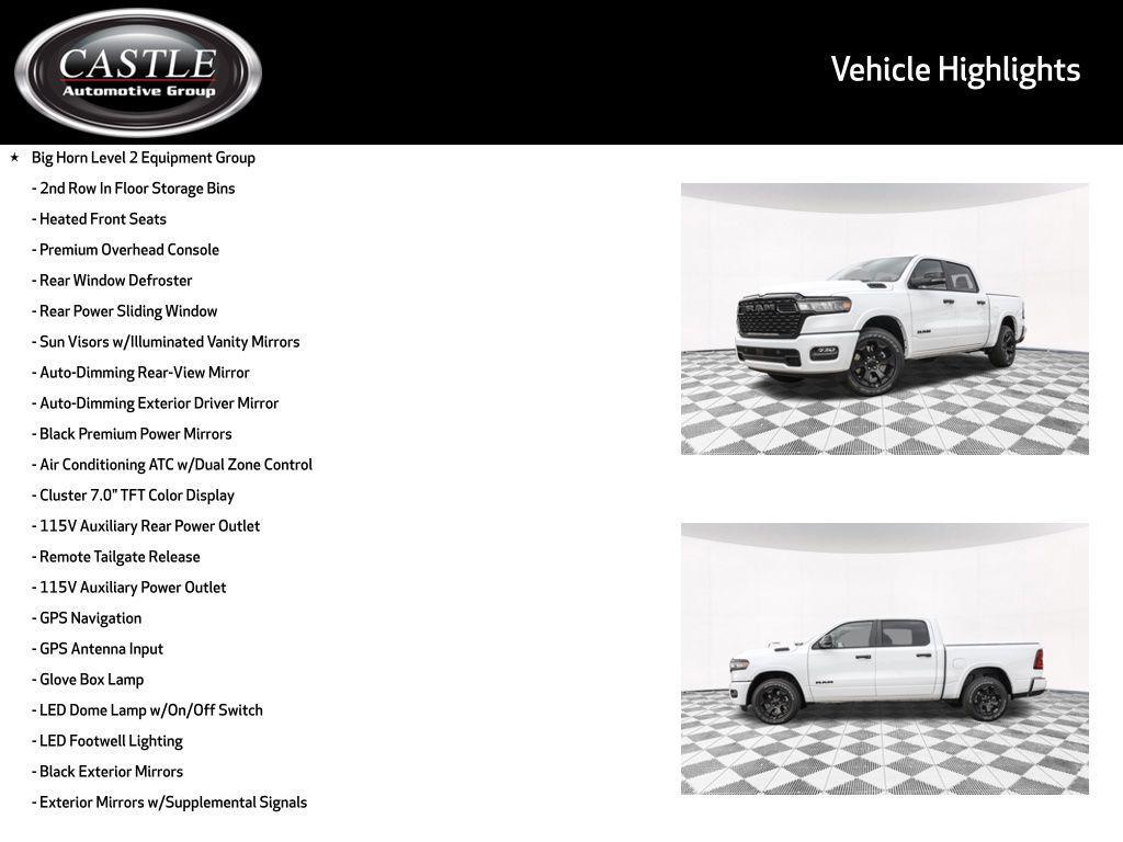new 2026 Ram 1500 car, priced at $49,639