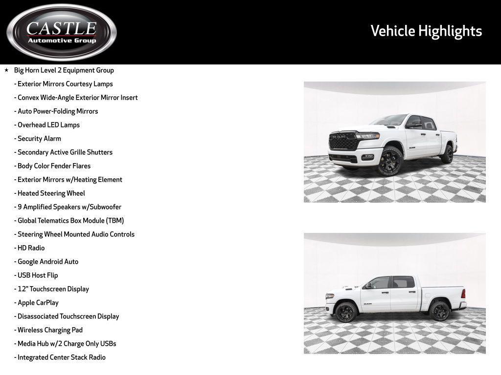 new 2026 Ram 1500 car, priced at $49,639