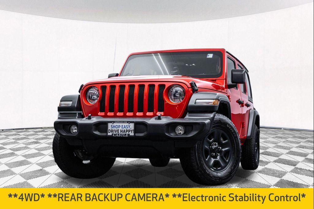 used 2021 Jeep Wrangler Unlimited car, priced at $29,577