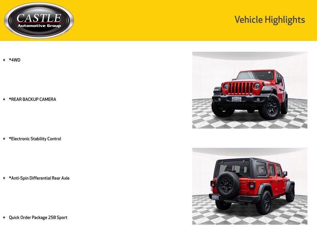 used 2021 Jeep Wrangler Unlimited car, priced at $29,577