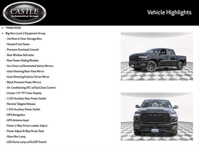 new 2025 Ram 1500 car, priced at $50,343